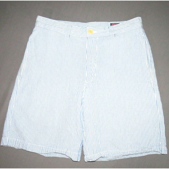 Vineyard Vines Other - Vineyard Vines Pin Striped 100%‎ Cotton Seersucker Chino Club Shorts Men's 28